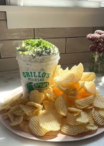 Easy Herby Pickle Dip Recipe
