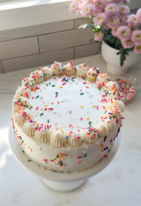 Funfetti Cake Recipe with Vanilla Buttercream