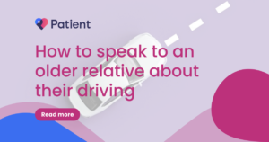 Speaking to an older relative about their driving