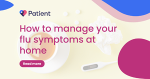 How to manage your flu symptoms at home